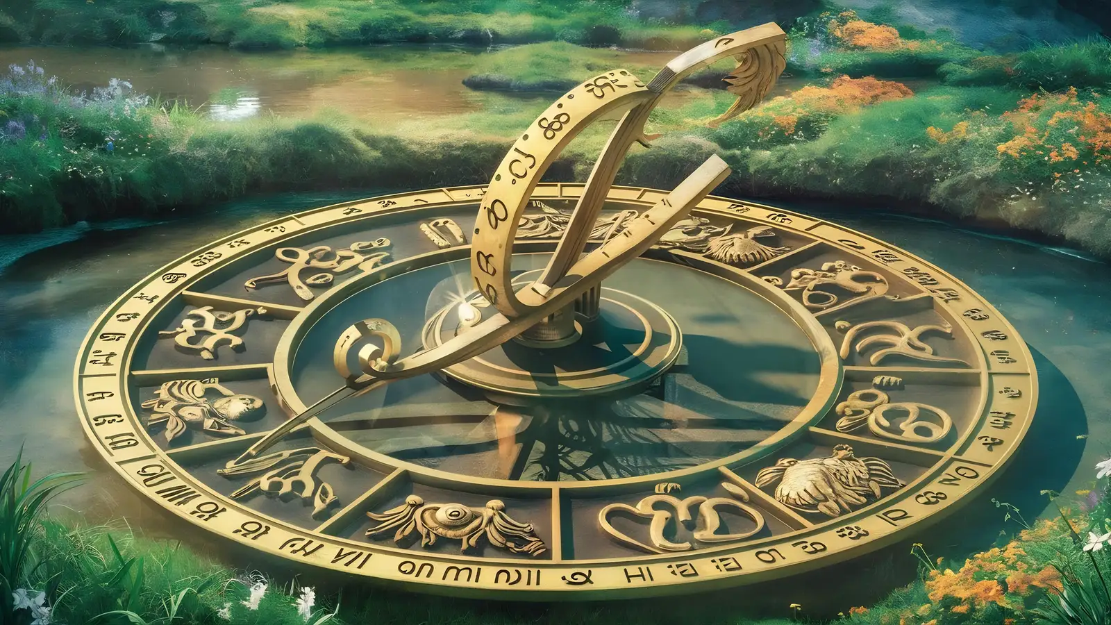 toxic family: Fourth house zodiac wheel glowing under a dark starry night sky